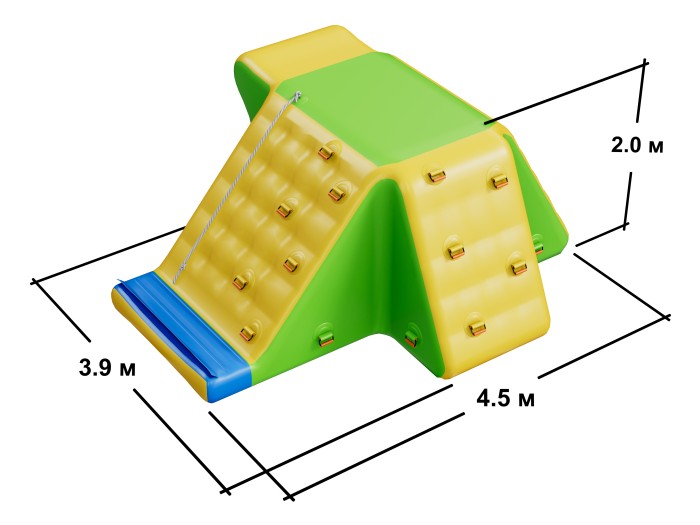 Элемент аквапарка "Башня XL" 4,5*4*2 м