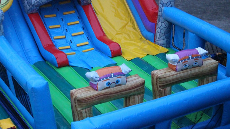 Надувной батут «Как приручить дракона» 18*13*11,5 м