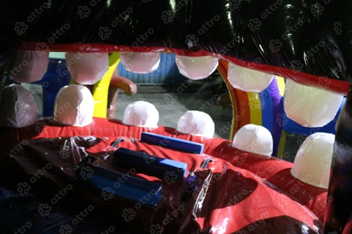 Надувной батут «Как приручить дракона» 18*13*11,5 м