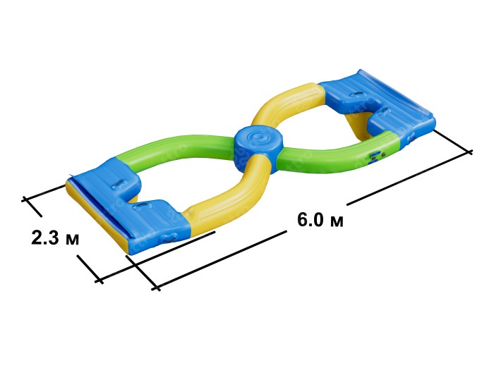 Модуль аквапарка "Твист" 6*2,3*0,64 м