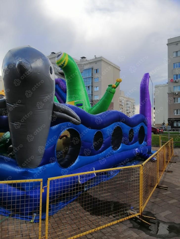 Надувная горка 