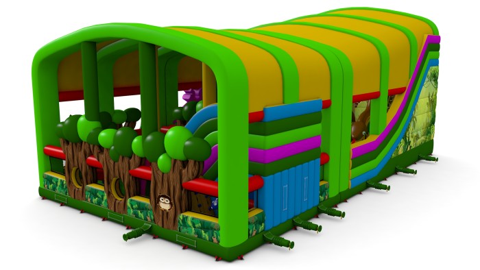 Надувной батут "Сказочный лес" 22*12*10 м