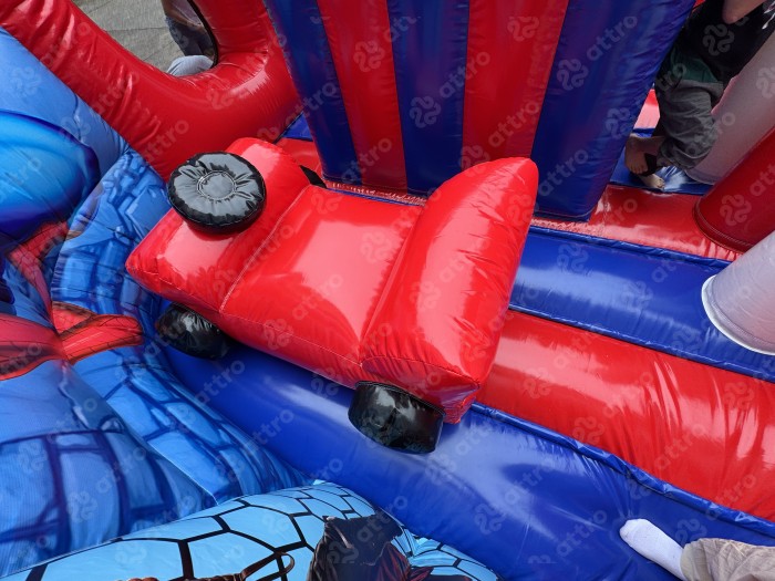 Надувной батут "Спайдермен в городе" 8*8*8 м