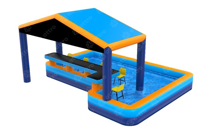 Надувной водный Бар 6*4,5*3,3 м