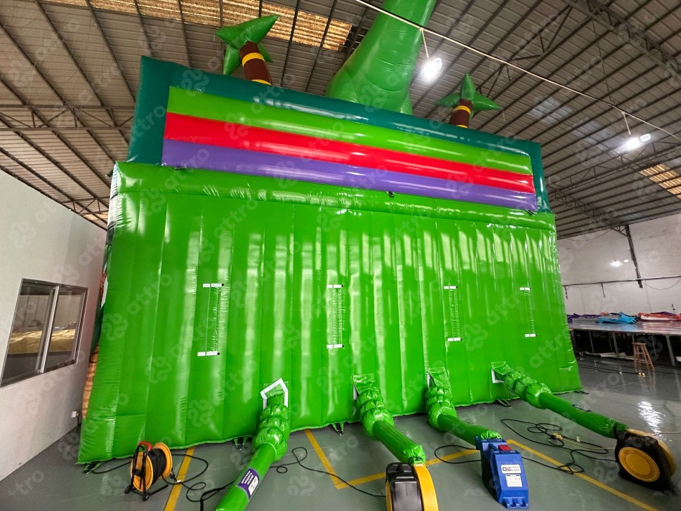 Надувной батут «Остров Динозавров» 19*9*8,2 м 