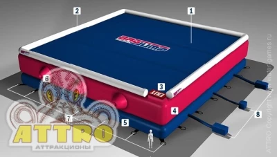 Надувная подушка BagJump Grande 20*20*4 м