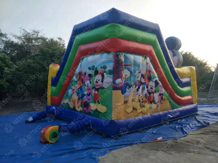 Надувной батут "Дисней" 6*5*4 м 
