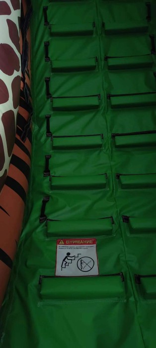 Надувная горка "Сафари" 10*6*5,5 м