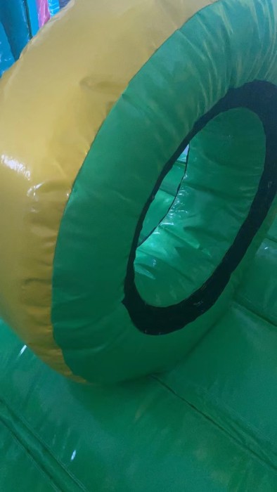 Надувная горка "Спортикус" 12*4,3*7 м (из одной части)