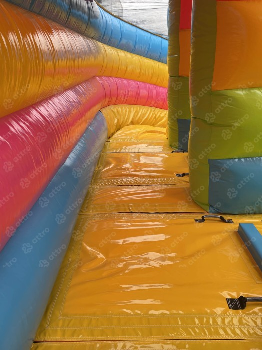 Надувной аквапарк "Веселые каникулы" 26,5*26,5*9,4 м