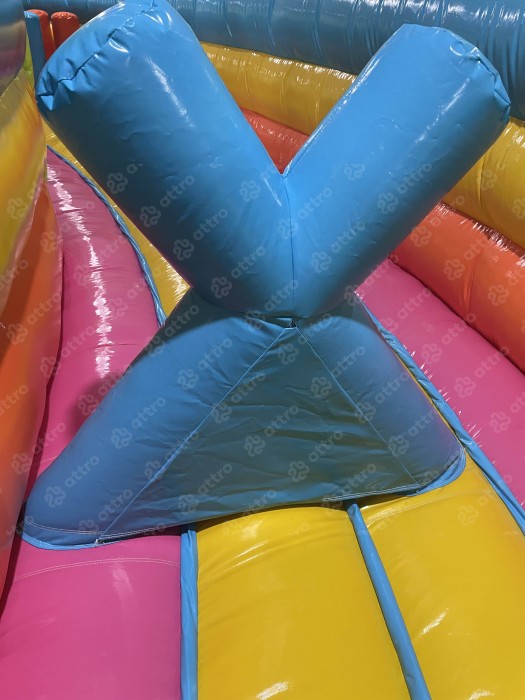 Надувной аквапарк "Веселые каникулы" 26,5*26,5*9,4 м