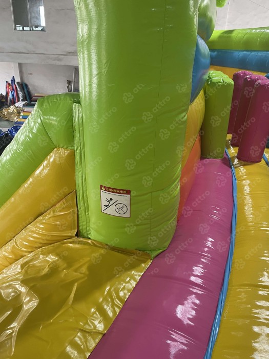 Надувной аквапарк "Веселые каникулы" 26,5*26,5*9,4 м