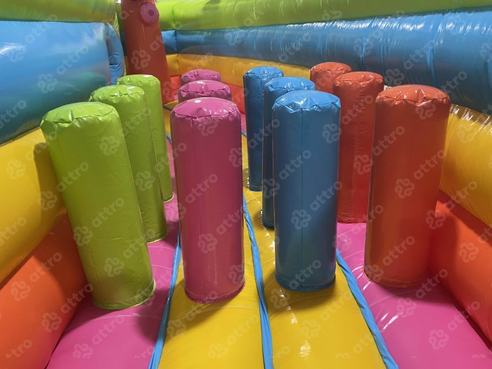 Надувной аквапарк "Веселые каникулы" 26,5*26,5*9,4 м