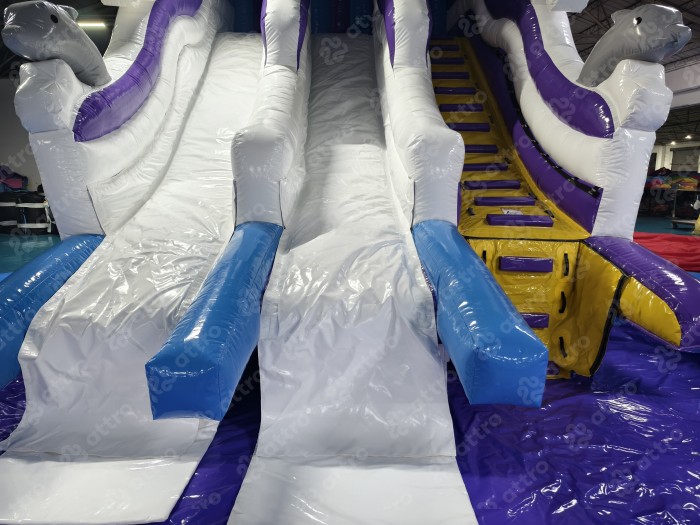 Надувной аквапарк "Спрут на волнах" 13*7*7,5 м