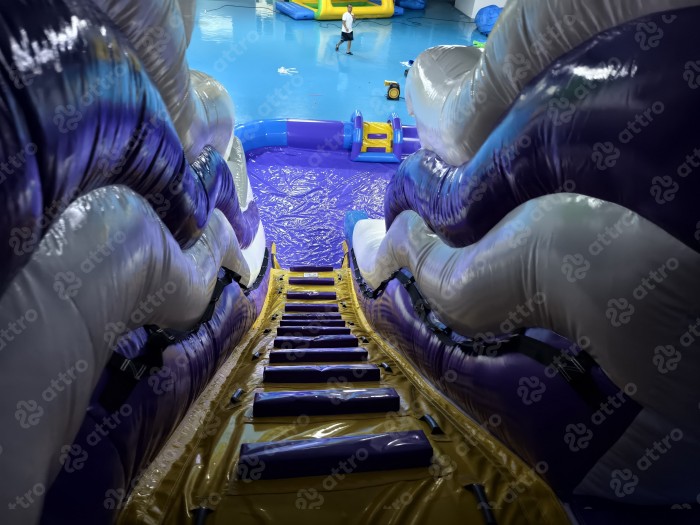 Надувной аквапарк "Спрут на волнах" 13*7*7,5 м