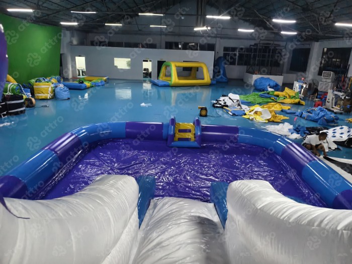 Надувной аквапарк "Спрут на волнах" 13*7*7,5 м