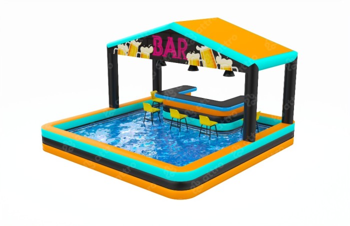 Надувной водный Бар 5*5*3,3 м