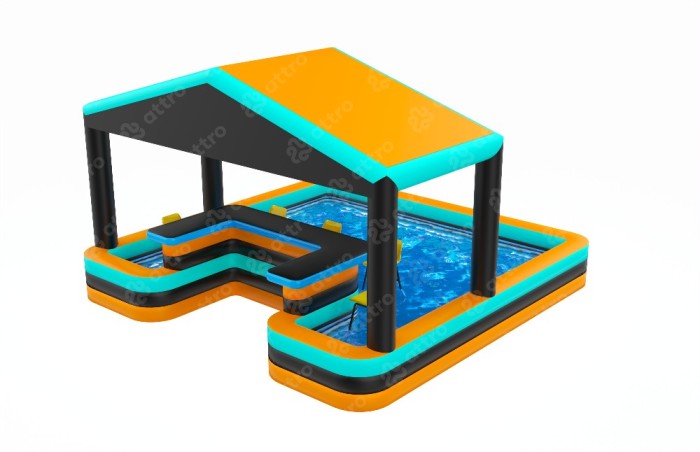 Надувной водный Бар 5*5*3,3 м