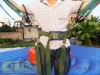 Надувной батут-тарзанка ATTRO Bungee 10*10*7 м