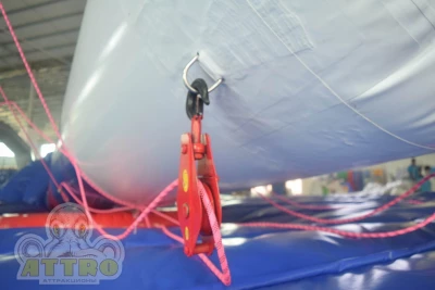 Надувной батут-тарзанка ATTRO Bungee 10*10*7 м
