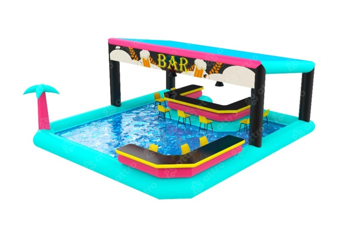 Надувной водный Бар 7,5*5*3,2 м