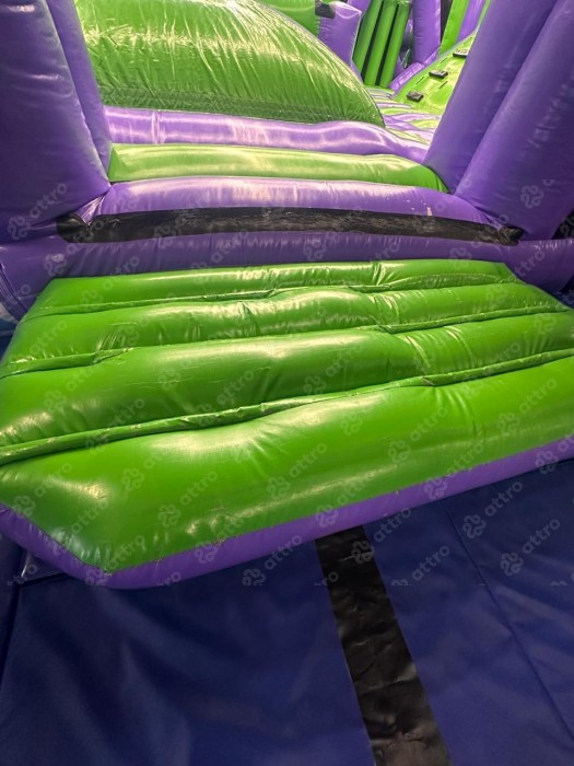 Надувная горка "Парк космоса" 18*12*5,4 м  Б/У 