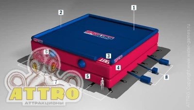 Надувная подушка BagJump Ample 15*15*3.5 м