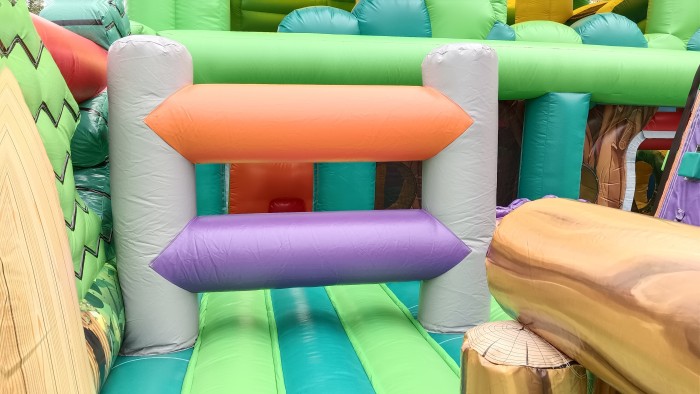 Надувная горка "Сказочный лес" 24*10*7,5м