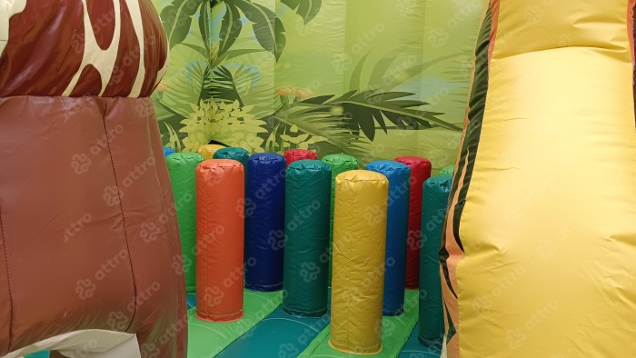 Надувная горка "Сказочный лес" 24*10*7,5м