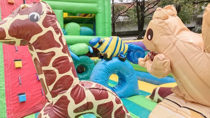 Надувная горка "Сказочный лес" 24*10*7,5м