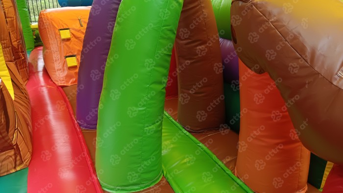 Надувная горка "Сказочный лес" 24*10*7,5м