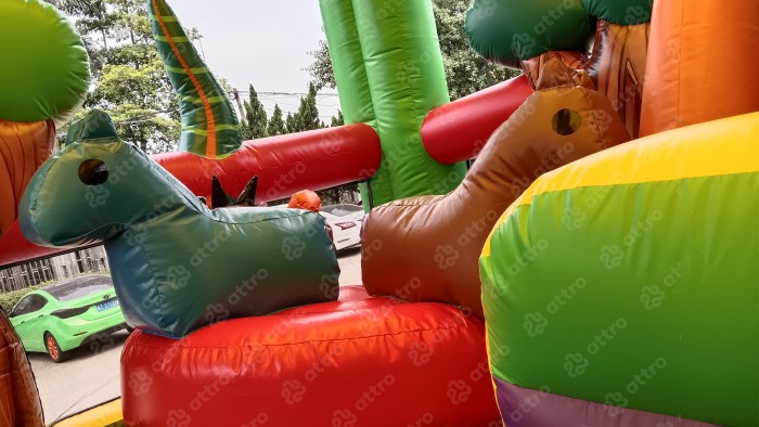 Надувная горка "Сказочный лес" 24*10*7,5м