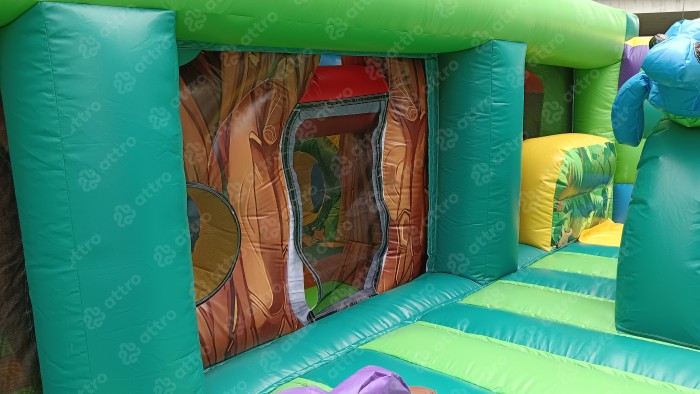 Надувная горка "Сказочный лес" 24*10*7,5м