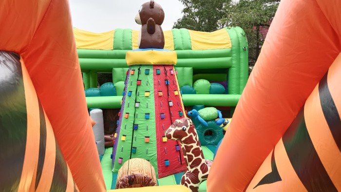 Надувная горка "Сказочный лес" 24*10*7,5м