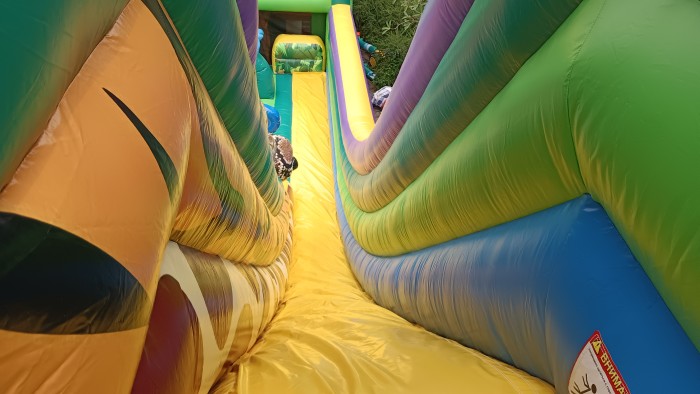 Надувная горка "Сказочный лес" 24*10*7,5м