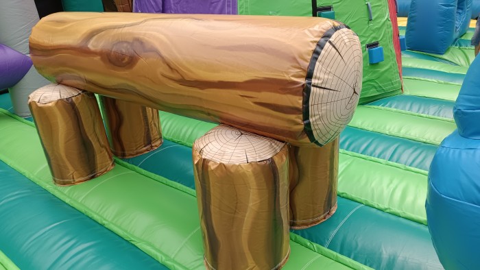 Надувная горка "Сказочный лес" 24*10*7,5м