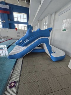 Надувная горка "Акула" 4*3*2