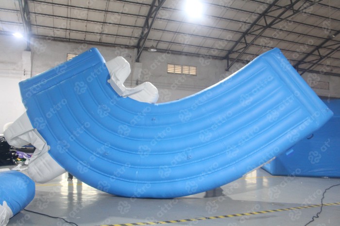 Модуль аквапарка "Правый соединитель + 2 ступени" 5,5*4,4*0,3 м