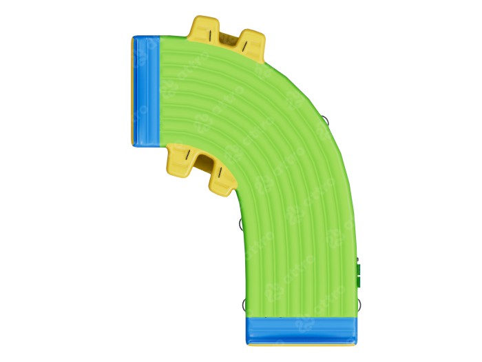 Модуль аквапарка "Правый соединитель + 2 ступени" 5,5*4,4*0,3 м