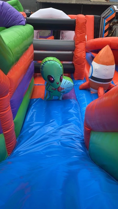 Надувная горка "Космос парк" 18*15*5,3 м