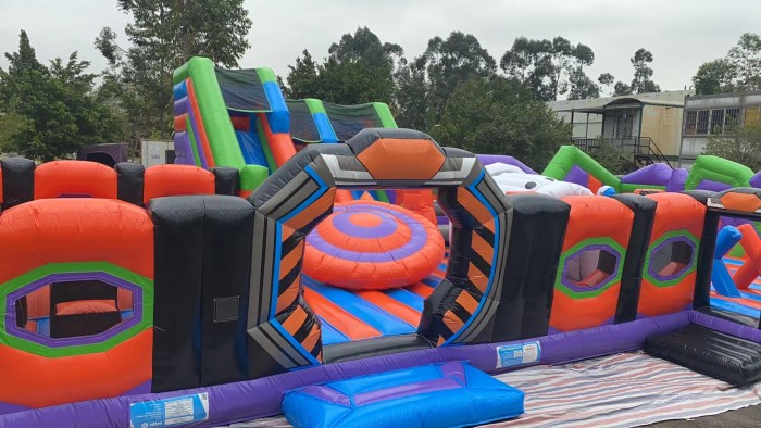 Надувная горка "Космос парк" 18*15*5,3 м