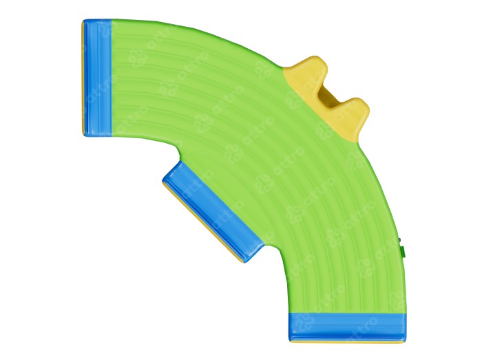 Модуль аквапарка "Соединитель поворот + ступень" 5,5*5,5*0,3 м