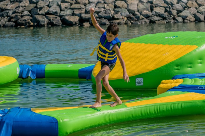 Модуль детского надувного аквапарка "Баланс" 3,8*1,2*0,2