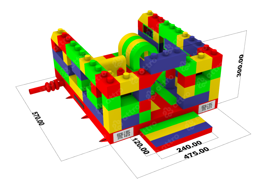 Надувная горка 