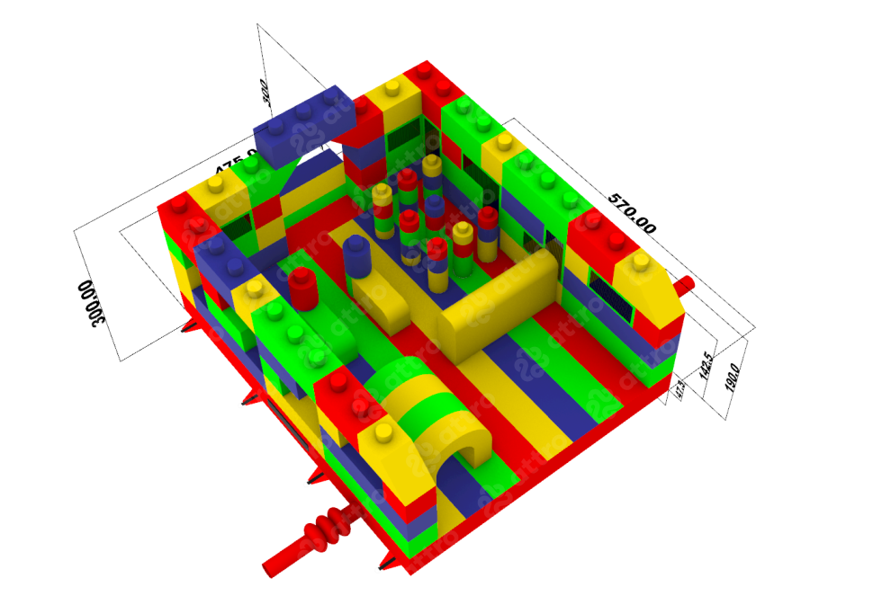 Надувная горка 