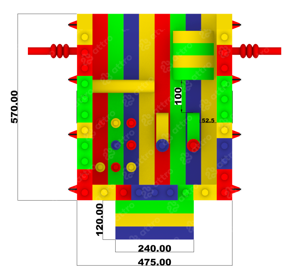 Надувная горка 