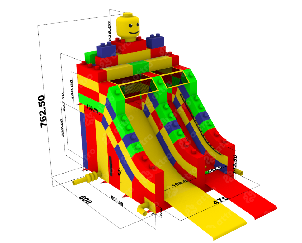 Надувная горка 