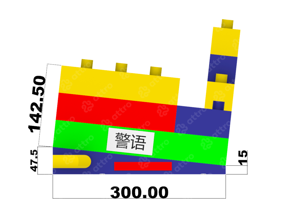 Надувная горка 