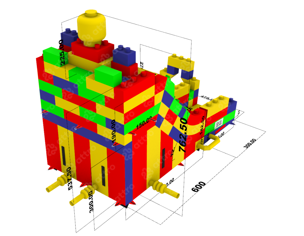 Надувная горка 