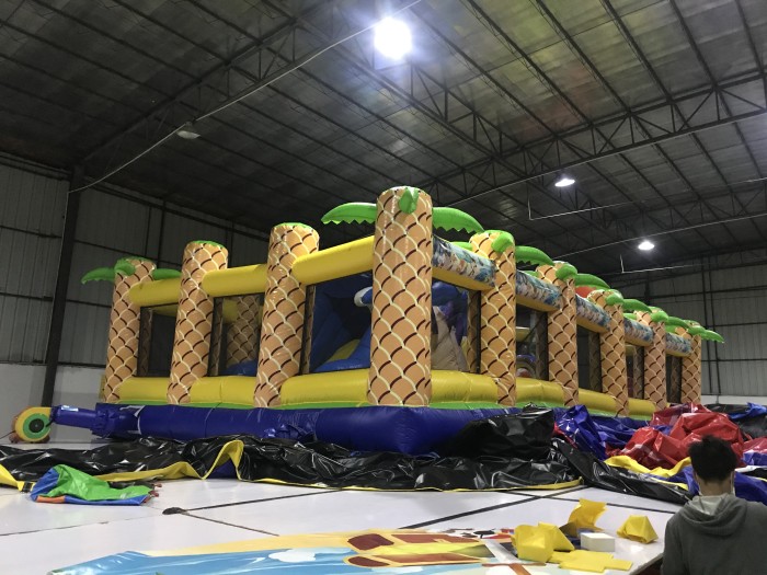 Надувной батут «Остров пиратов» 11,5*6*4 м